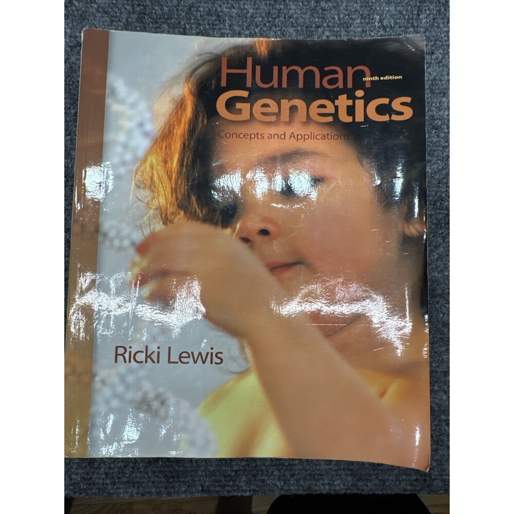 Human Genetics Concepts and Applications 9th Edition Ricki Lewis Paperback